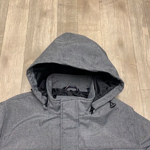 Mens Tommy Hilfiger Soft Shell Hooded Jacket - Picture 7 of 9